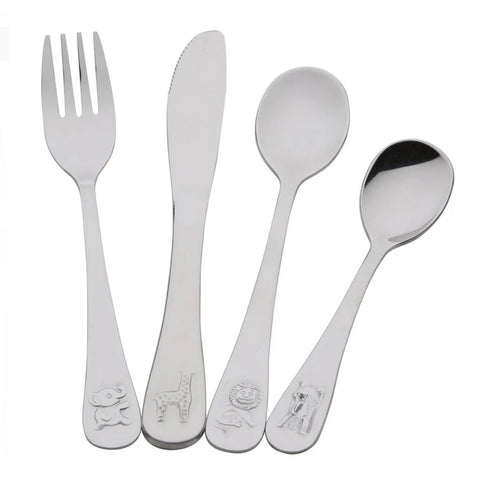 Cutlery Set | 4-Piece Kids Stainless Steel