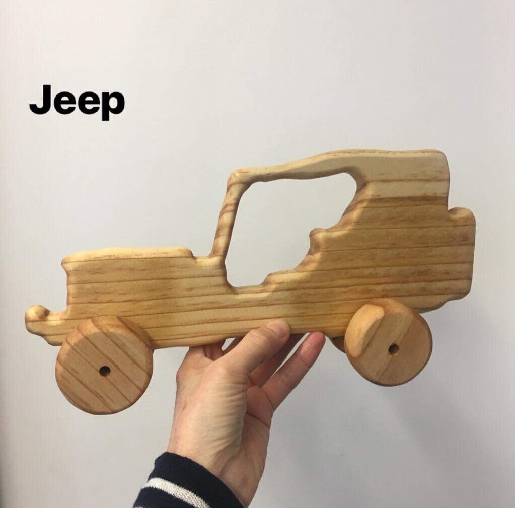 Wooden NZ Pine Vehicles | Handmade | Jeep