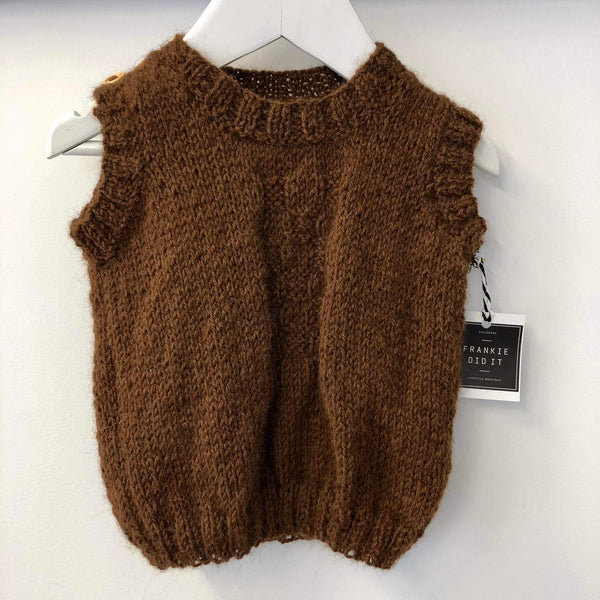 Hand Knitted Vest | NZ Wool | 7 colours